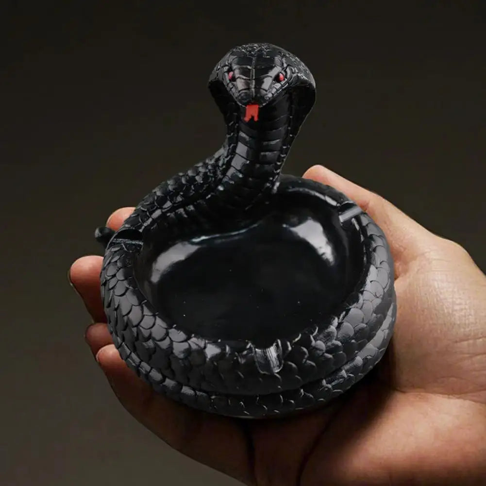 Creative Snake Resin Ashtray Table Decoration Suitable for Reptile Enthusiasts Year Snake Gift Suitable for Home Offices