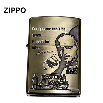 Zippo Golden Brass Godfather Accessory Windproof Collection in box